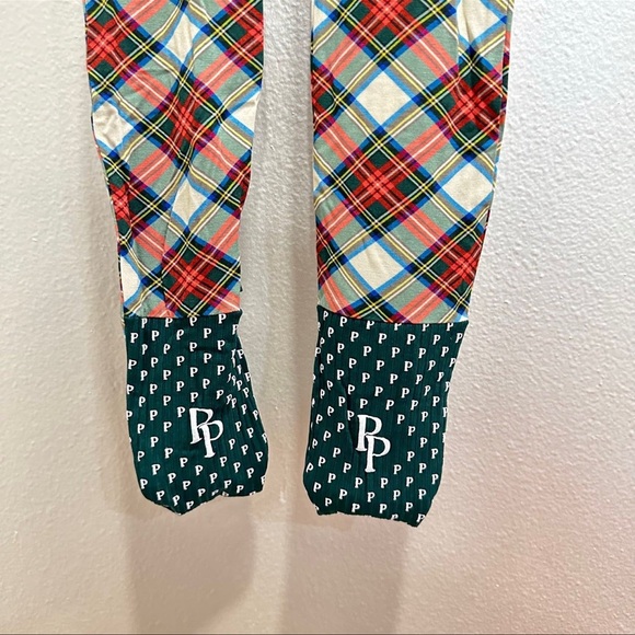 POSH PEANUT PP CHRISTMAS XMAS HOLIDAY PAJAMA FOOTIE MARQUI TARTAN PLAID 18-24M - Picture 6 of 6